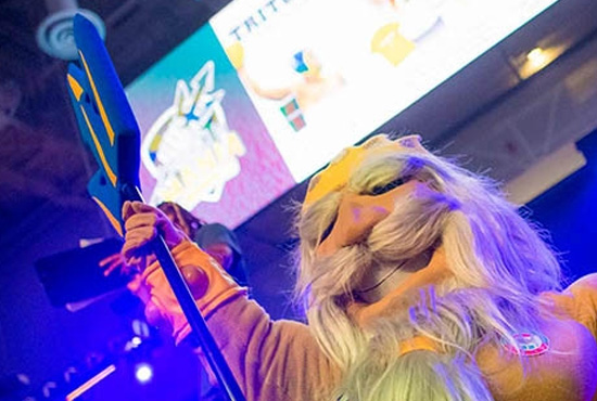 UC San Diego mascot, King Triton